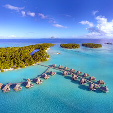 Le tahaa aerial view
