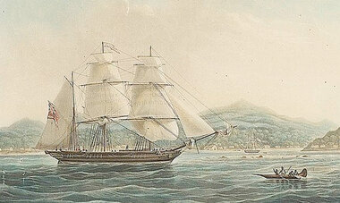Air Tahiti Nui missionary ship 1844JWilliams