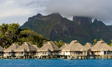 Air Tahiti Nui Bora Bora Overwater bungalows McLennan