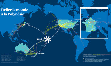 Carte réseau Air Tahiti Nui
